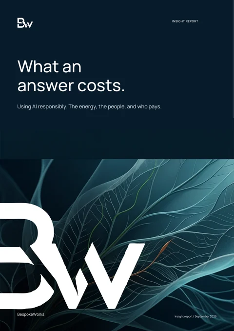 Cover of the BespokeWorks publication