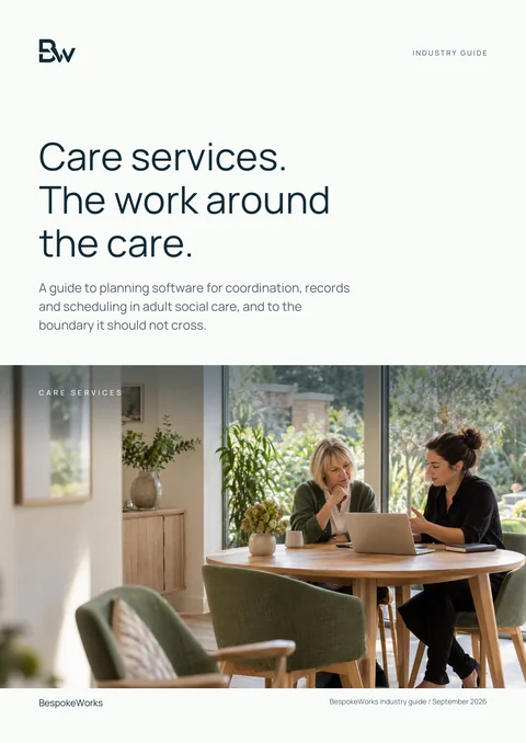 Cover of Care services: a practical technology guide