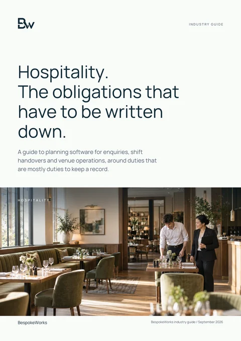 Cover of Hospitality: a practical technology guide