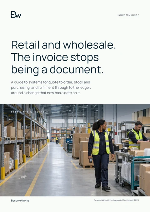 Cover of Retail and wholesale: a practical technology guide